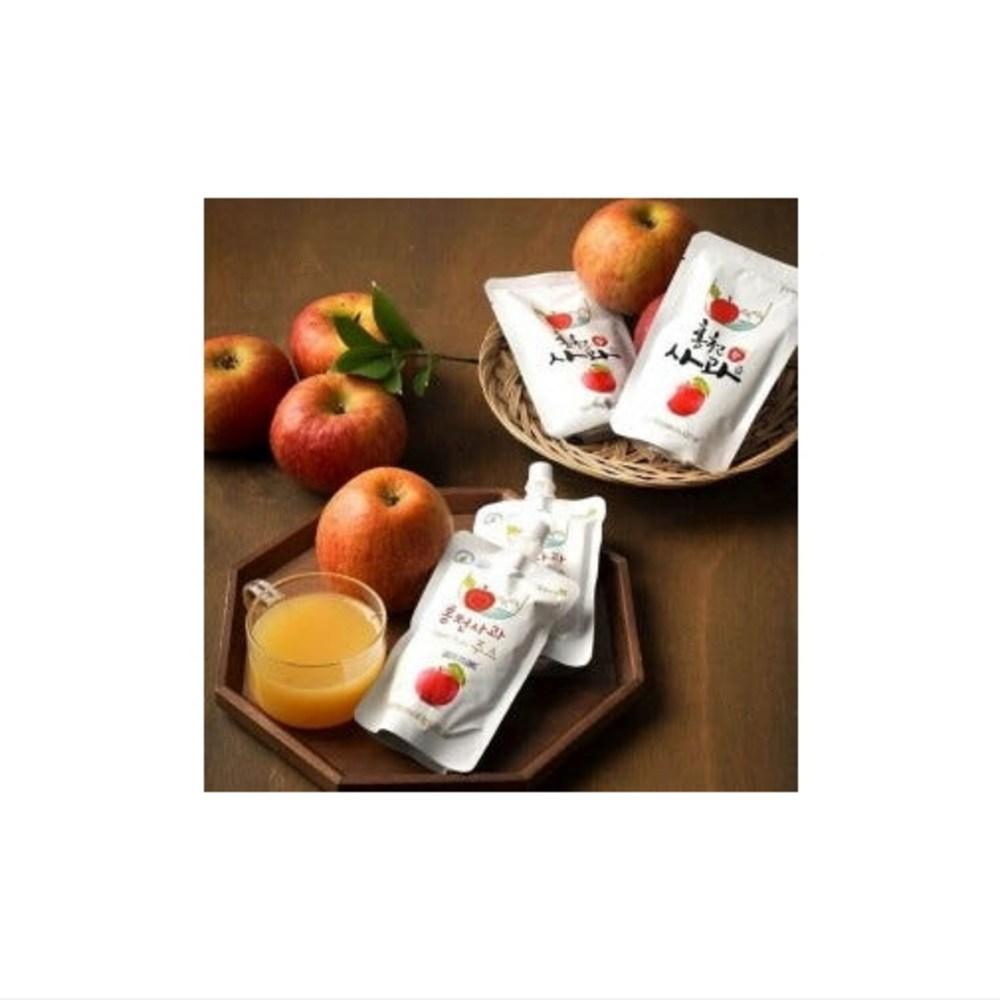 Direct from Farm Hongcheon Apple Juice 120ml x 50 pouches, 30-pouch roll (no lid), 30-pack