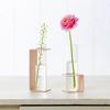 TETSUNAGI C C Long Flower Vase Set In Single Flower and Test Made In Interior Plant Dried Tetsunagi & (Made Tsubame-Sanjo) - Vase, Steel, Glass, Tube,