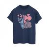 Lilo & Stitch Womens/Ladies Love Hearts Cotton Boyfriend T-Shirt