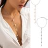 Long Imitation Pearl Tassel Necklace Women's Jewelry Gift Jewelry Women