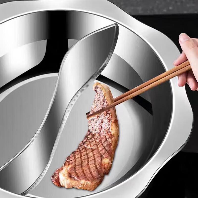Восьмиугольная горячая кастрюля Bingyao из нержавеющей стали для коммерческого использования