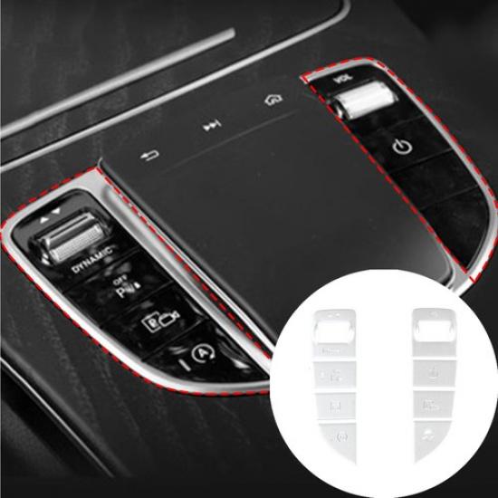 Наклейка-отделка на кнопку переключения передач для Benz C E Class W205 W213 X253 2015-21