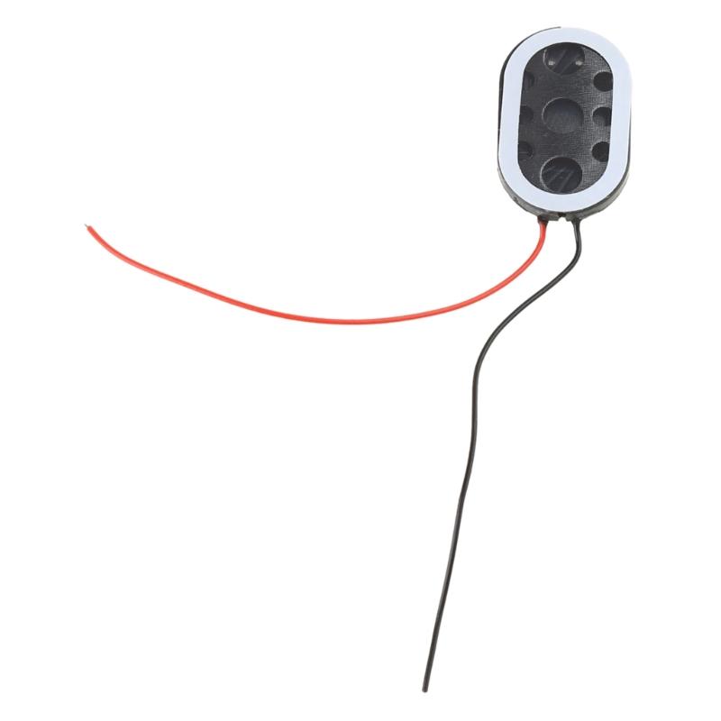 Pack of 2pcs Portable Speaker Mini Audio 2415 8ohm 1W Loudspeaker with Cable Black for Notebook DIY Modification