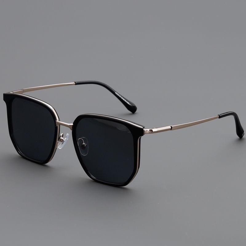 Поляризованные солнцезащитные очки мужские квадратные большие очки для коррекции близорукости женские очки для вождения и рыбалки