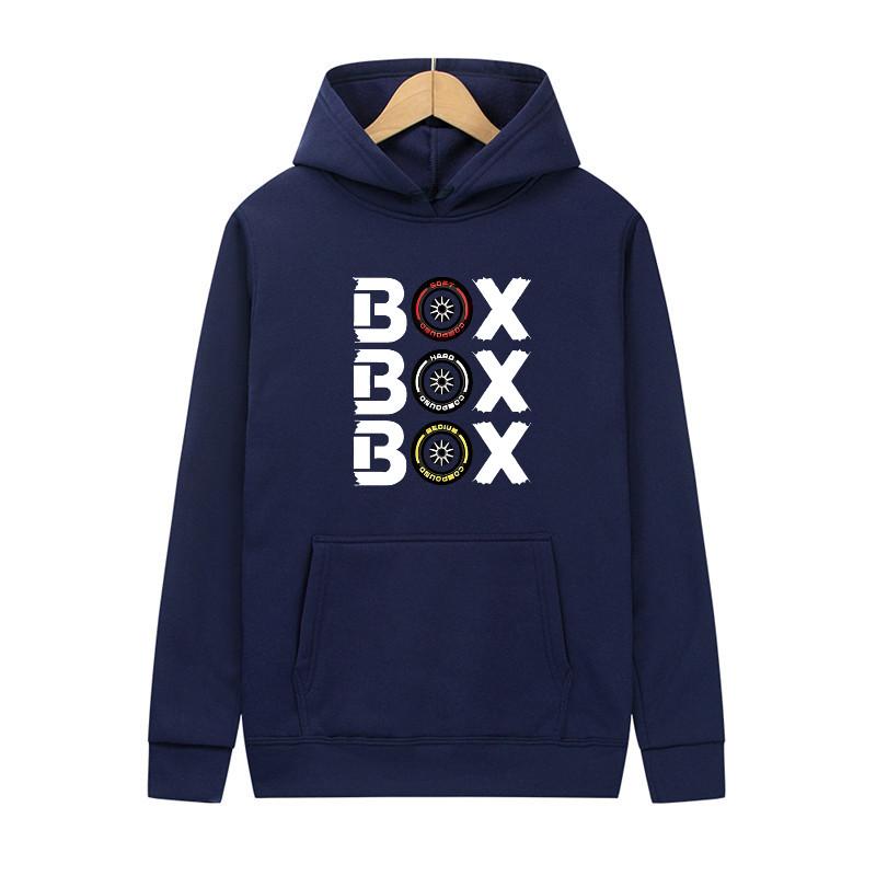 Fun BOX Print Autumn And Winter Fashion Men's And Women's Outdoor Sports Casual Men's Pullover