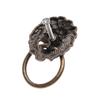 Creative Furniture Bronze Antique Lion Head Drawer Pull Handle Knob Ring