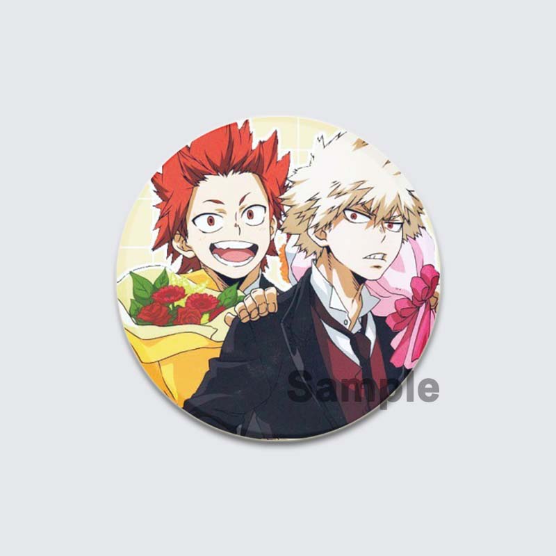 32/44/58 мм аниме значок Моя геройская академия Мидория Изуку/Бакуго Катсуки/Тодороки Шото мультфильм брошь булавки рюкзак одежда аксессуары подарок