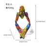 Abstract Thinker Sculpture Decor Living Room Office Desk Entryway Modern Art Figurine Resin Home Ornament