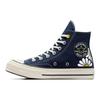 Converse Высокие женские кроссовки Chuck 70 с цветочным принтом Blue Navy Egret A08108C