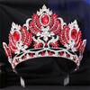 Elegant Crystal Crowns Comb for Women Princess Stylish Crystal Crowns Efficient Tiaras with Colorful Stone and Comb