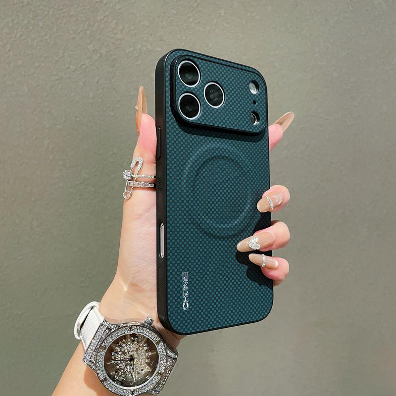 Магнитный чехол Yunge 'Яблоко' для телефона 17 Pro Max - Новый дизайн, Полное покрытие, Защита от падений для моделей 16/15