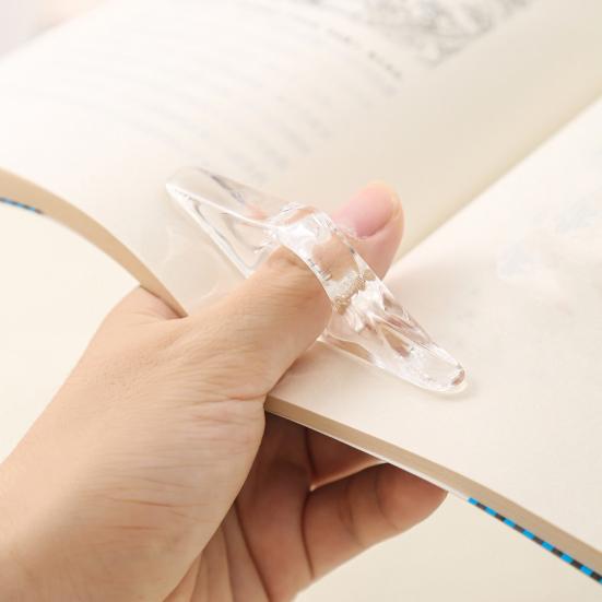 Держатель страницы книги Компактный размер Легкое многоразовое кольцо для большого пальца Держатель страницы книги Закладка Канцелярские аксессуары