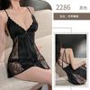 Sexy lingerie pure desire with chest pad lace hollow suspender small chest show big nightgown women