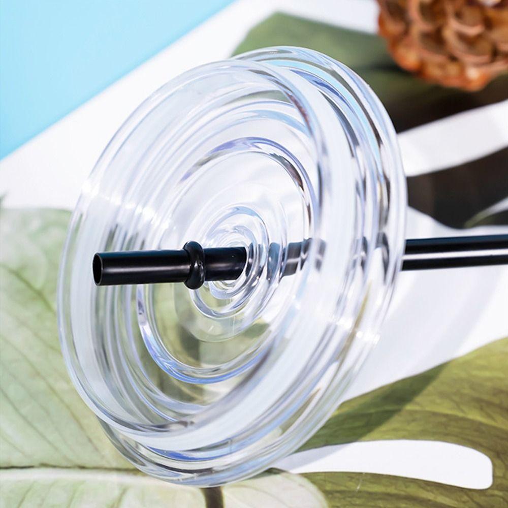 Большая емкость двухслойная соломенная чашка герметичная молочная чашка для чая пластиковая бутылка для воды для детей и взрослых