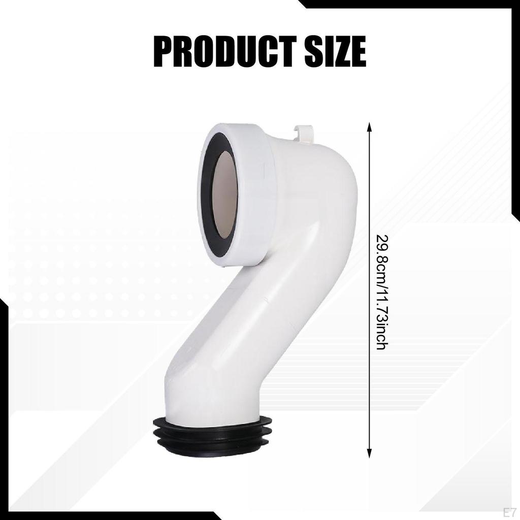 Toilet Drain Extension Flange Adapter Plumbing System Part Household Connector Replaces for