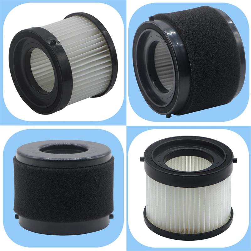 A74G-49-90-0160, 49-90-1951 Filters for Milwaukee Compact Vacuum 0882-20 M18, 2 Pack HEPA Filters and 4 Pack Foam Filters