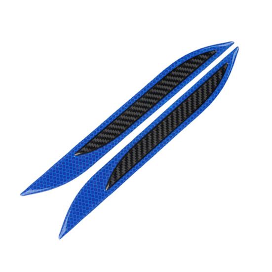 1 Pair Anti-slip Car Reflector Tape High Brightness Convenient Auto Accessories Strip Reflective