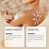 Солнцезащитный крем SPF 50 с пробиотиками, Ультрафиолетовый блокиратор, Солнцезащитное средство, Укрепляющий, Увлажняющий, Косметический крем-лосьон для лица