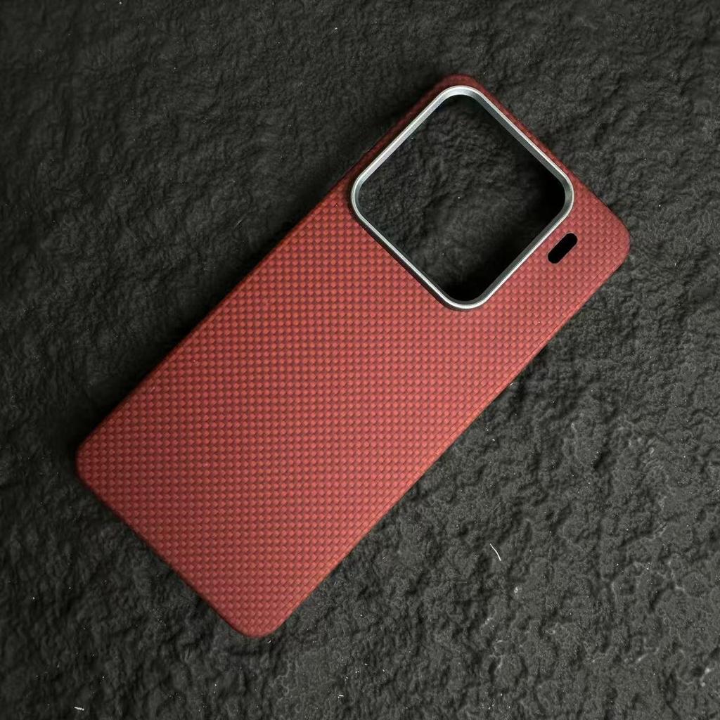 Чехол для телефона Xiaomi 15/15 Pro из ультратонкого арамидного волокна Kevlar Magnetic