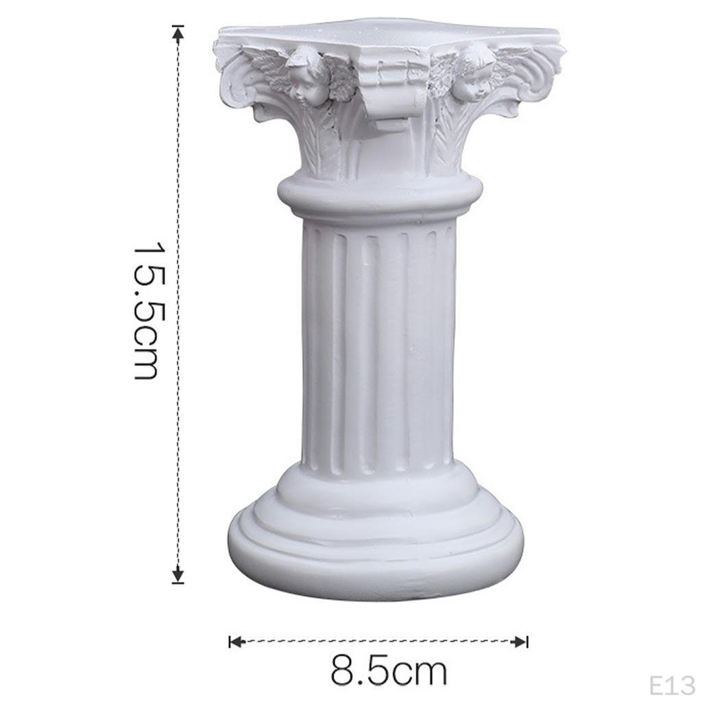 Miniature Roman Pillar Candle Holder for Home Decor