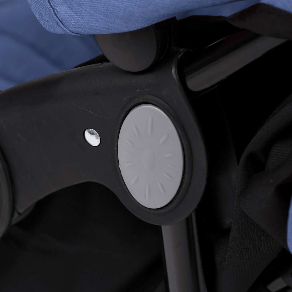 Twin Stroller Navy Blue Steel
