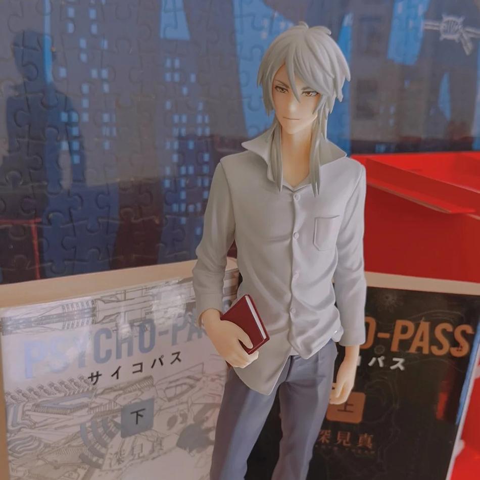 18 см Аниме PSYCHO-PASS Аниме Фигурки Когами Синъя Макисима Сёго ПВХ Фигурки Модель Аниме Мультяшная Модель Игрушка Подарок