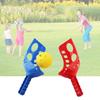 Kids Throw and Grab Toy Game Racket Sensory Toy for Outdoor Fun Game Children's Educational Sports Throwing Toy