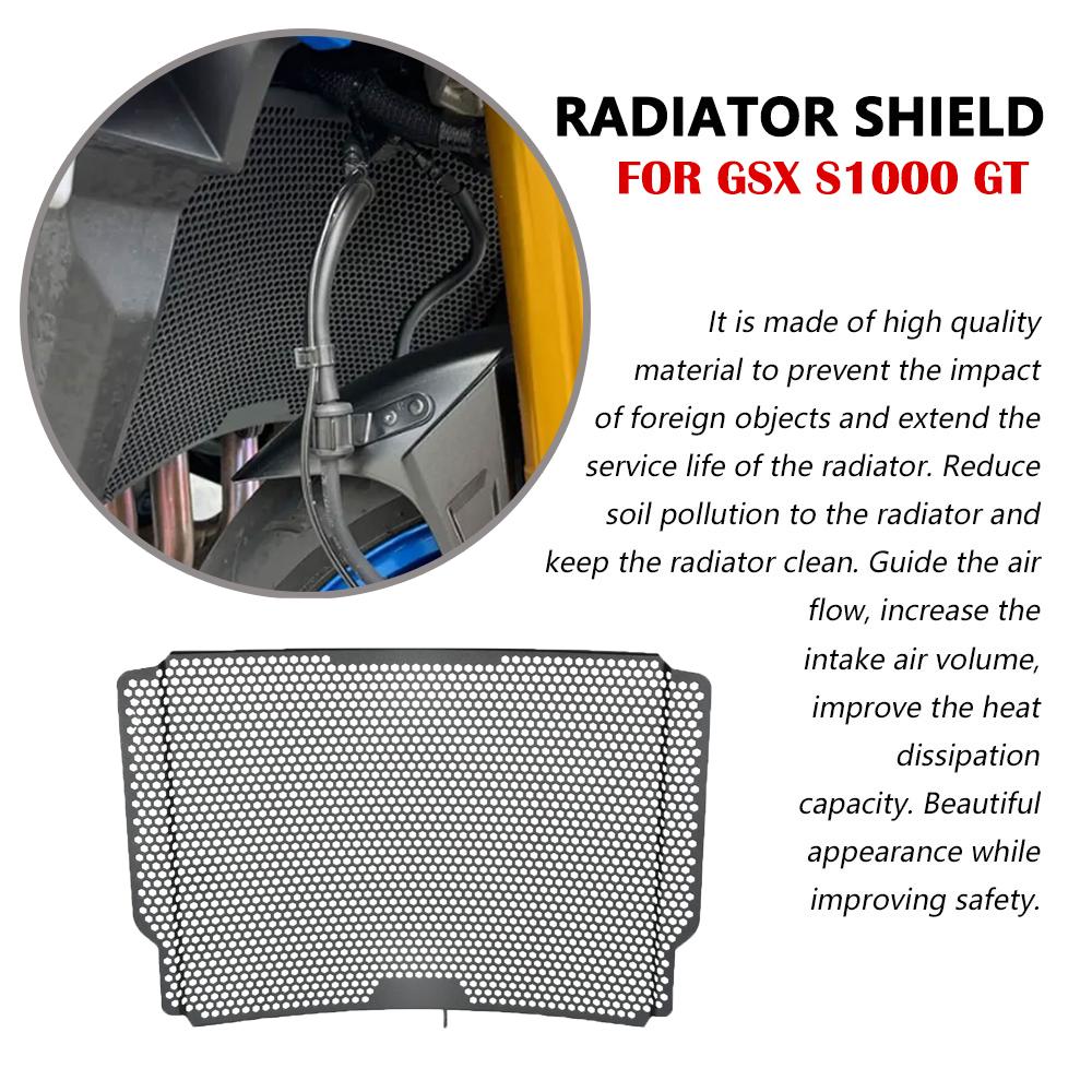 Motorcycle Accessories Racing Radiator Grille Guard Cover Protector For GSXS1000 GT GSXS GSX-S 1000 GT 2022 2023