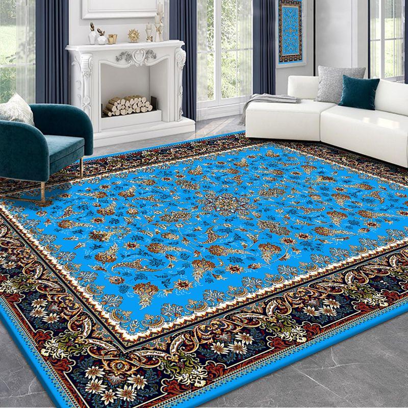 Persian Bohemian Area Rug Large,Carpets for Living Room Luxury Retro Bedroom Decoration Home Kid Play Non-slip Entrance Door Mat