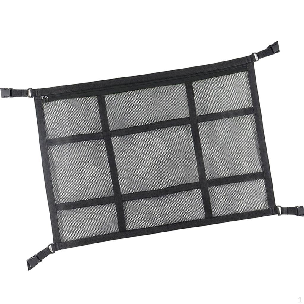 Adjustable Car Roof Net Organizer for Storage