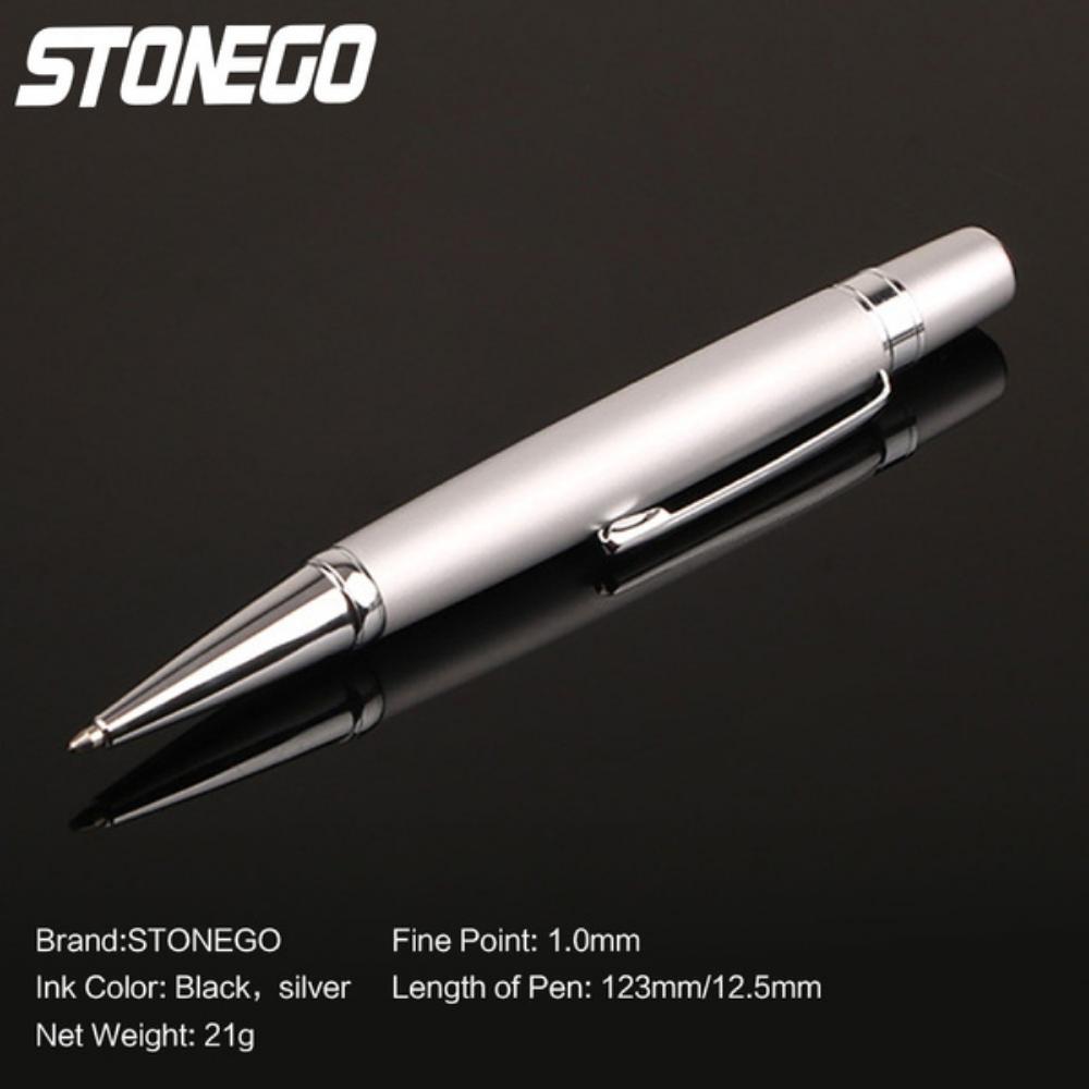 Мини-вращающаяся металлическая шариковая ручка STONEGO, деловой рекламный подарок, средне-масляная ручка