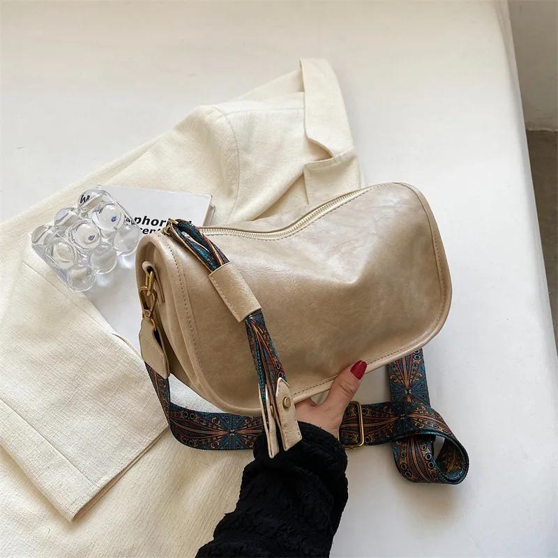 Винтажные кожаные сумки через плечо для женщин, роскошная сумка-подушка, модная стильная сумка через плечо, весенняя новая сумка-мессенджер