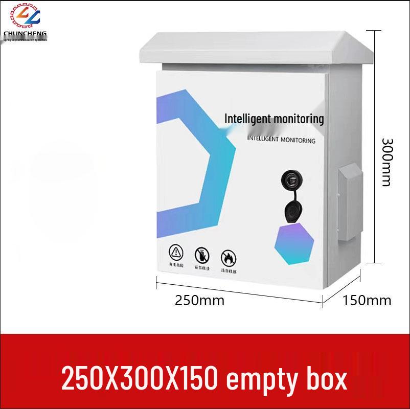 Outdoor Waterproof Surveillance Signal Light Control Box with Pole Mount