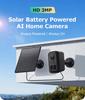 Wireless Low-Power HD Camera with Full-Color Night Vision & Outdoor WiFi Surveillance