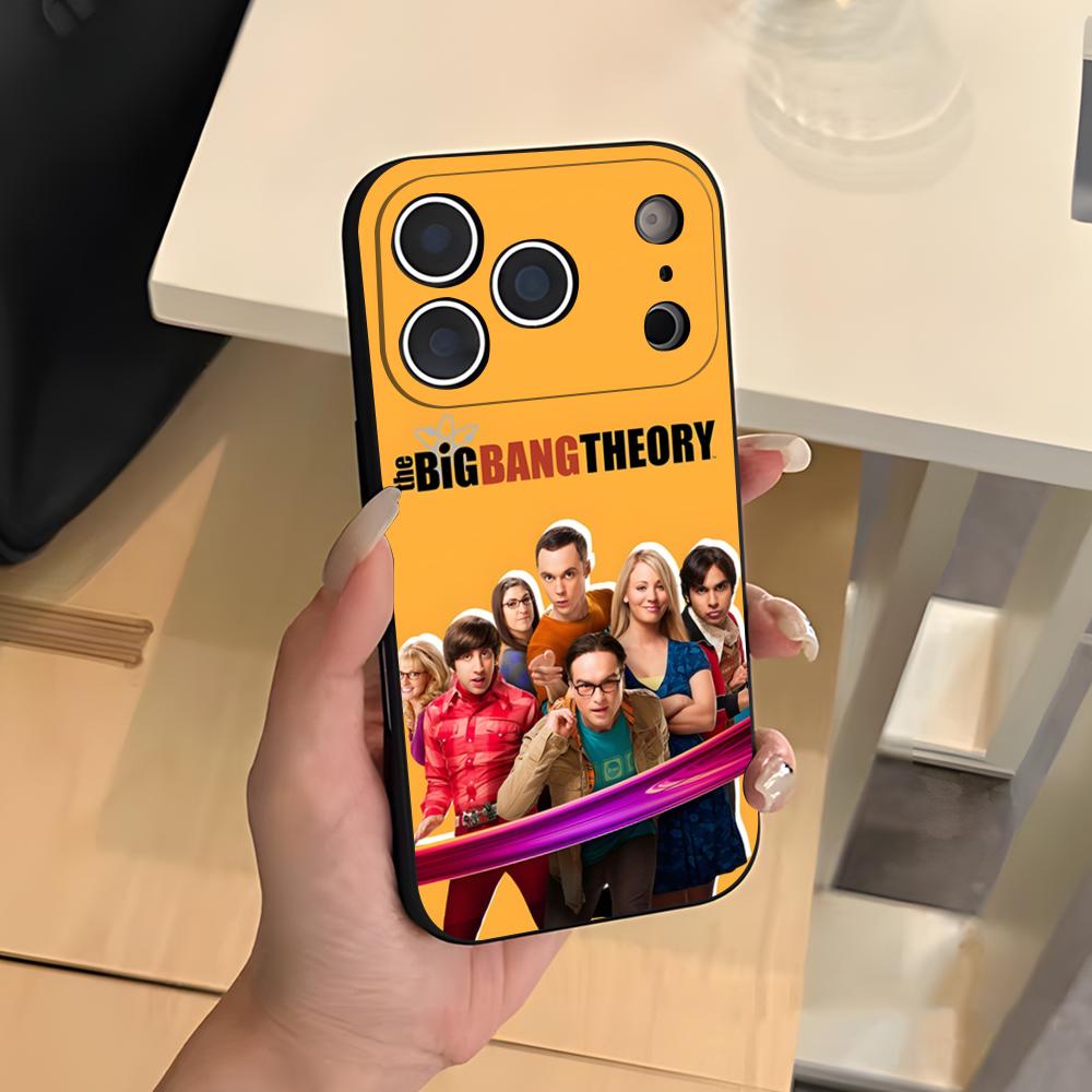 America TV The Big B-Bang Theory Phone Case For IPhone 17 Air 16 E Pro Max 15 14 13 Mini 12 Pro 11 Max Plus Black Soft Shell