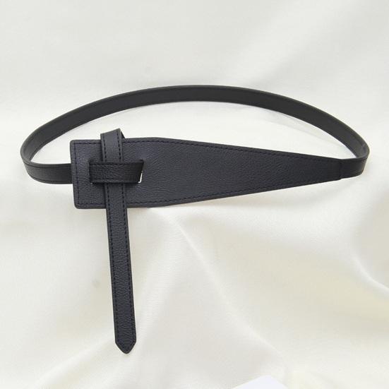 Корейский стиль, простой женский ремень из искусственной кожи, неправильная форма, регулируемый узел, длинный пояс, костюм, пальто, корсет, пояс, модные аксессуары