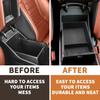 TripleAliners For Sportage  2024 2025 Center Console Organizer With Leather Trim Console Storage Box Ert Tray Compatible With Kia Sportage  NQ5