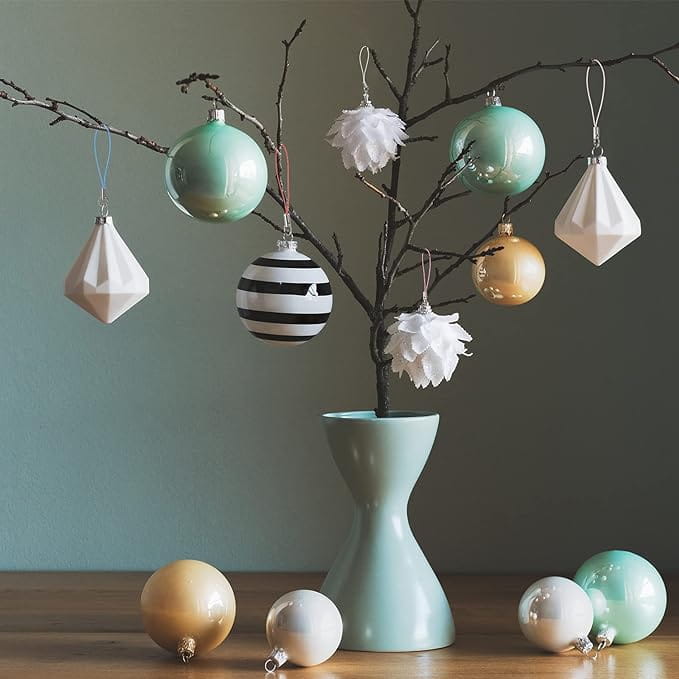 Hook Pendants for Baubles, Ornaments, Decorations, Christmas Decorations 100 Pcs