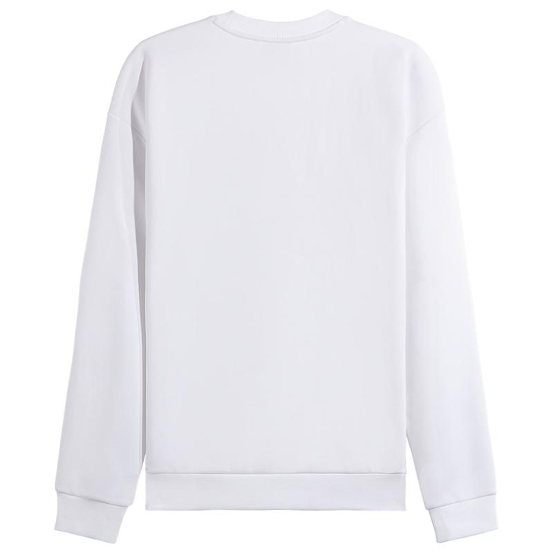 Li Ning Sweatshirts Unisex White Crew Neck Moderate AWDVH37-2