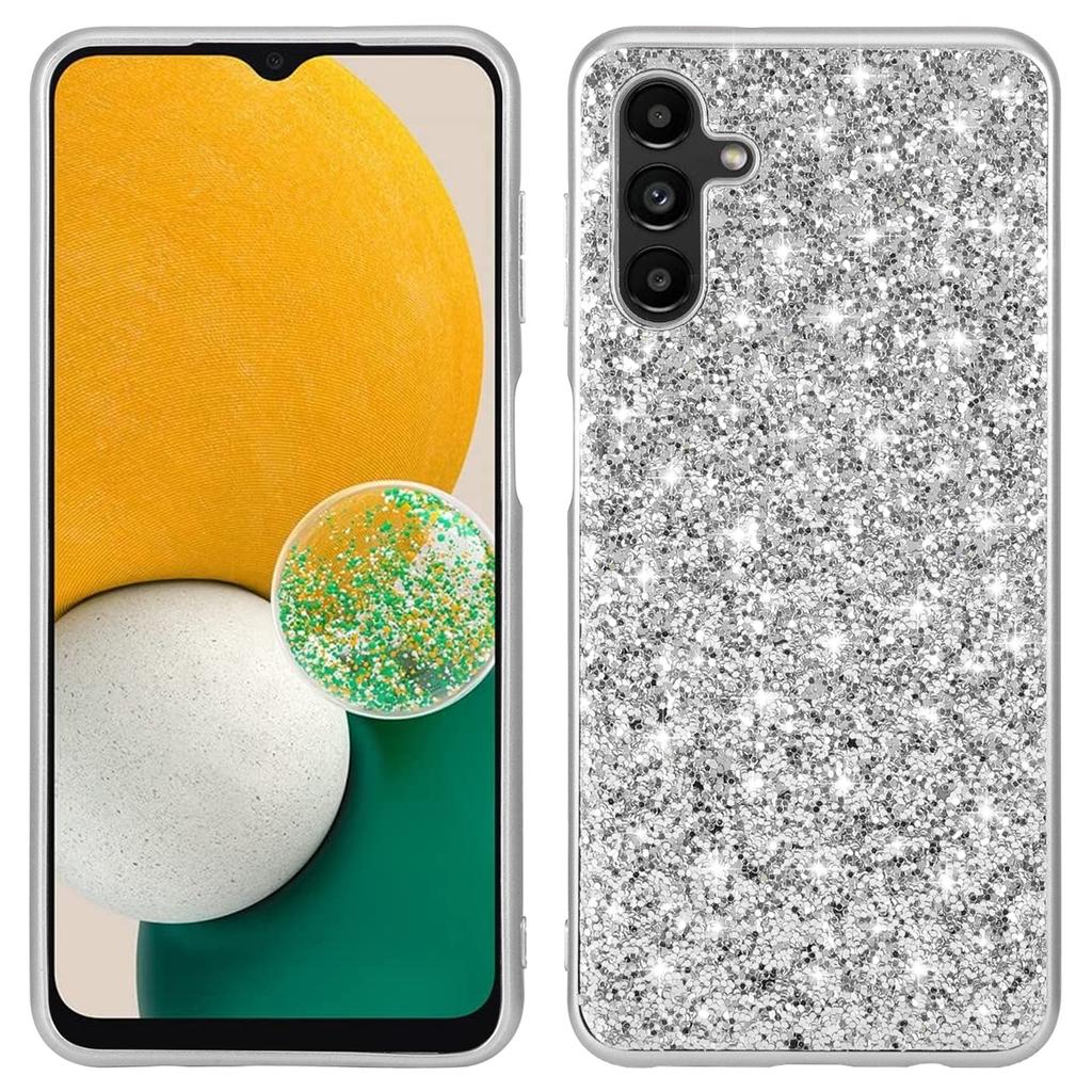 For Samsung Galaxy A16 5G/4G Case TPU+PC Sparkling Glitter Phone Back Cover