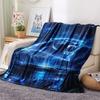 Carolina Panthers Print Flannel Blanket, High quality Comfortable for All Seasons, Home Decor, Warmth and Comfort, Perfect for Christmas Gifts