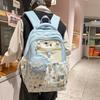 Японский Инс Милая Девушка Джокер Большая Вместимость Рюкзаки для Школьников Средней и Старшей Школы Рюкзаки для Отдыха Модный Рюкзак.
