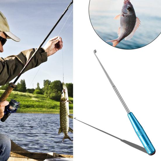 Stainless Steel Fish Hook Remover Quick Fishhook Detacher Security Extractor Disconnect Removal Tools Descending Device Fishing Accessories