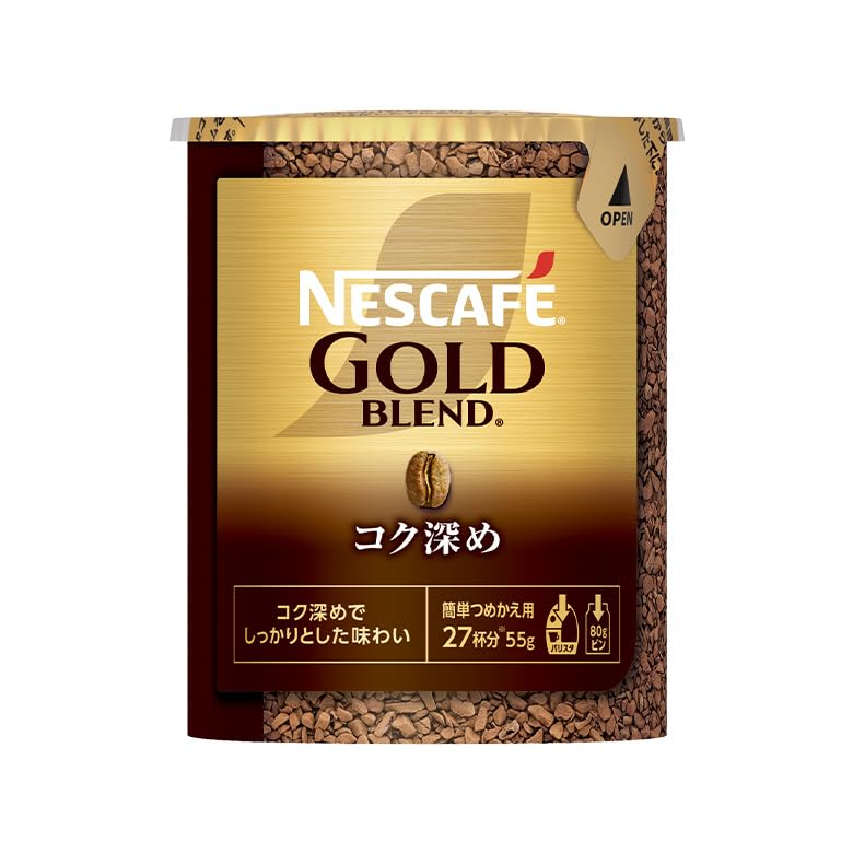 Nescafe Gold Blend Rich Flavor Eco System Pack 55g x & 12-pack