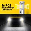 AUXITO H11 H9 H8 LED Headlight 6500K Low Beam Bulbs Conversion Kit White 2PCS I