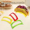 3/6/12Pcs Taco Holder Food Grade BPA-Free Dishwasher Safe Individual Serving Chicken Roll Soft Hard Shell Taco Stand Plastic Rack