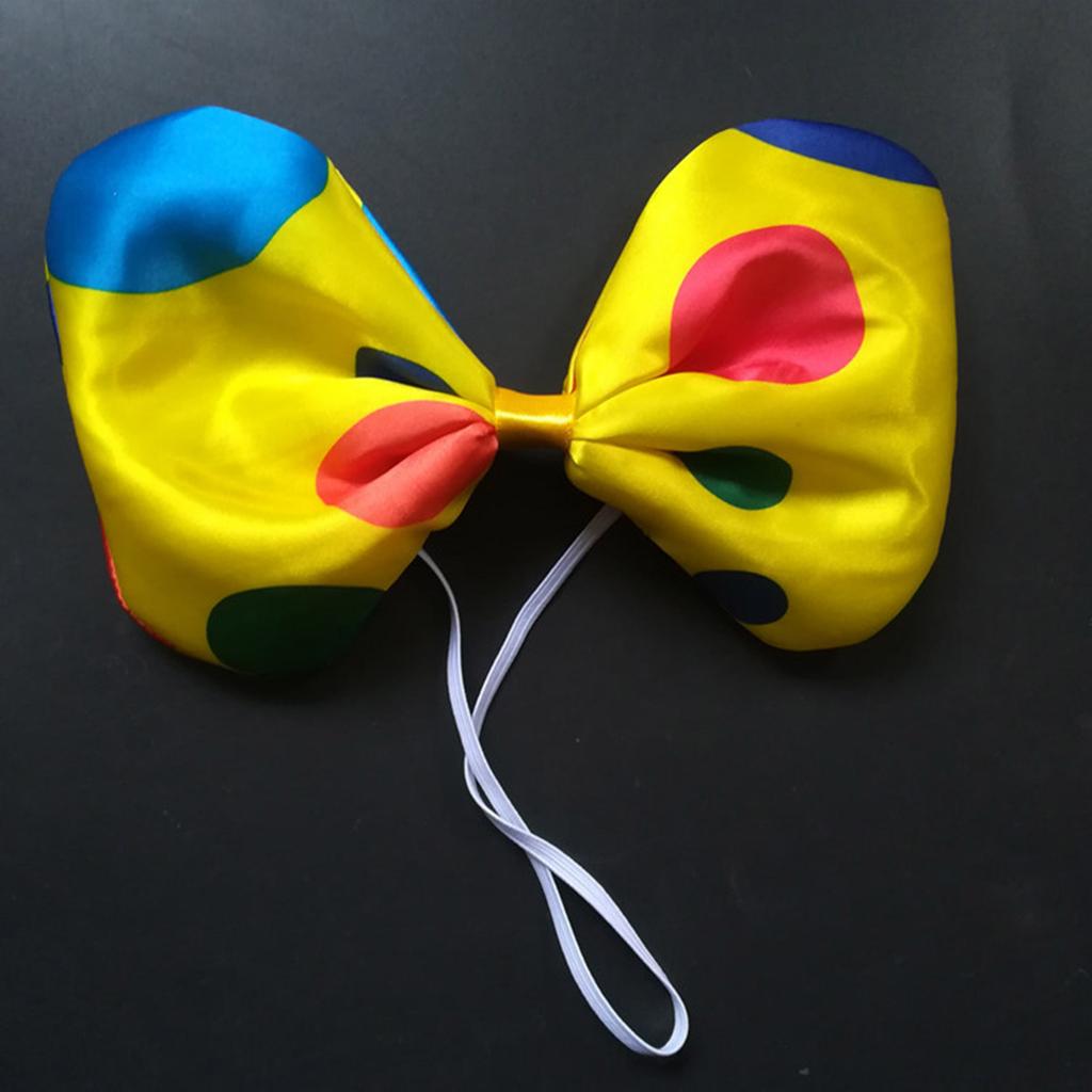 Amusement Park Clown Bow Tie/Necktie/Hairband Universal Men Circus Vintage Show Style Adult Cosplay Party Accessories