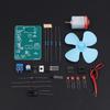 Набор для DIY электрического вентилятора на NE555, двигатель постоянного тока 4,5 В, набор контроллера скорости с широтно-импульсной модуляцией, DIY электронная практика пайки, электронное обучение