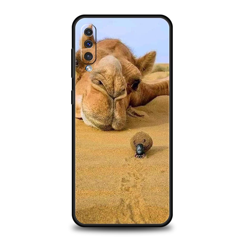 Animal Camel Phone Case for Samsung Galaxy A56 A54 A42 A36 A34 A26 A24 A16 A14 A12 A06 A50 A52 A10 5G Soft TPU Shell Fundas Bags