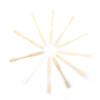 80Pcs Bamboo Disposable Wooden Fruit Fork Dessert Forks Tableware Party Decor